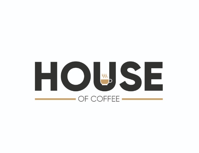 Projektowanie logo dla firm,  Logo dla marki House of Coffee, logo firm - Kawapartner
